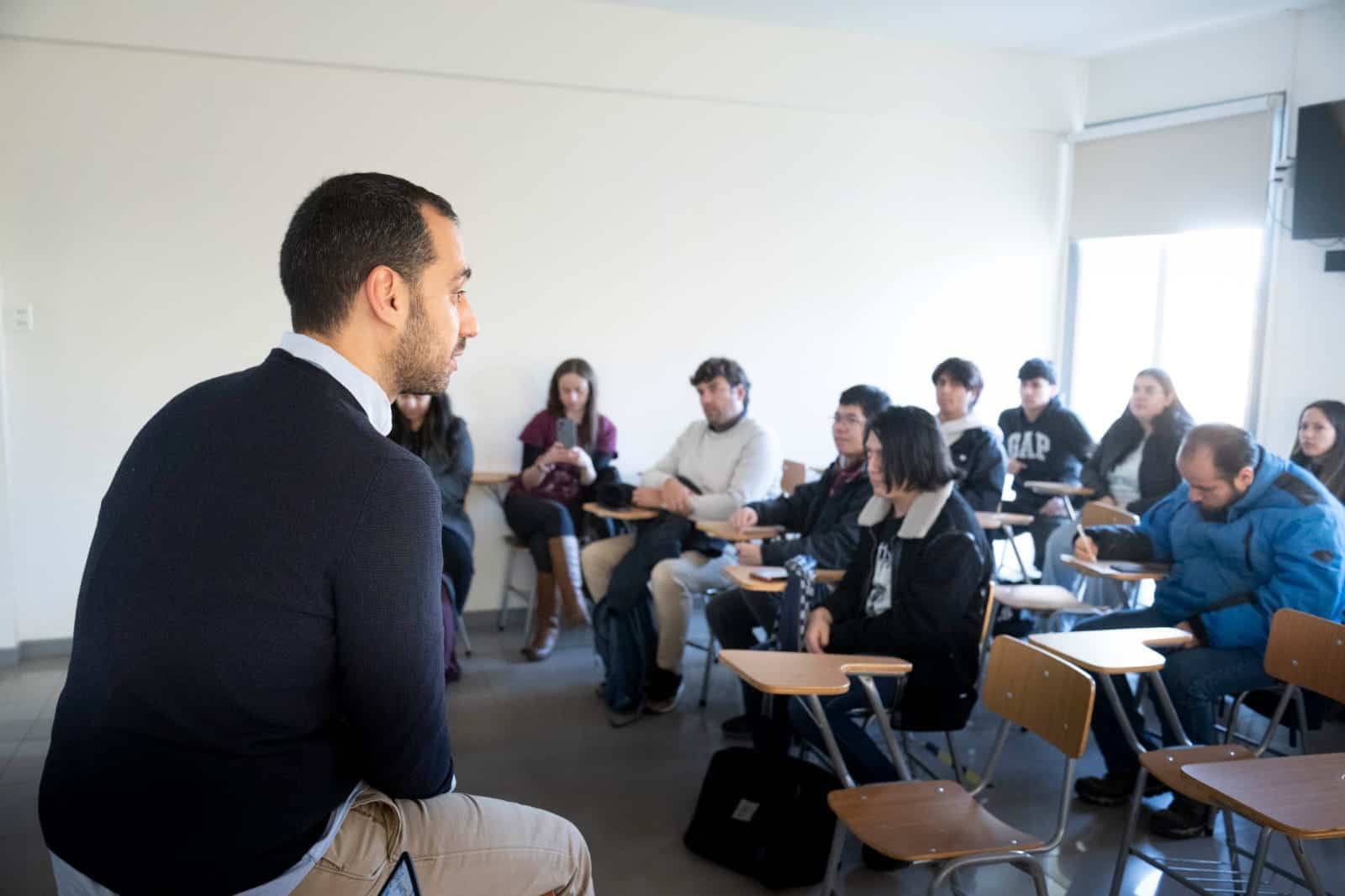 Fotografía de sesión en la Universidad de Magallanes